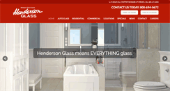 Desktop Screenshot of hendersonglass.com